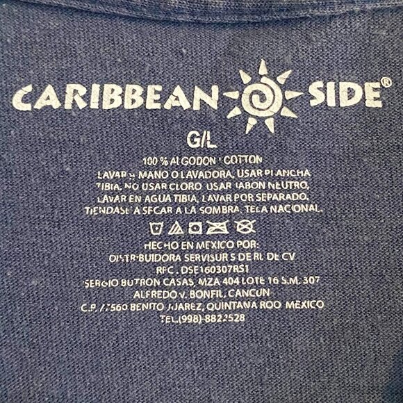 Caribbean Side Boy's T-shirt, size L, Riviera Maya graphic, great quality! - Picture 3 of 4